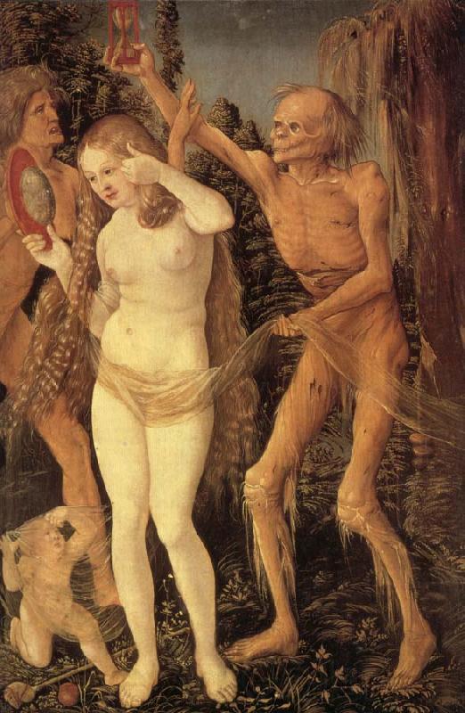 Hans Baldung Grien The Three Stages of Life,with Death Norge oil painting art